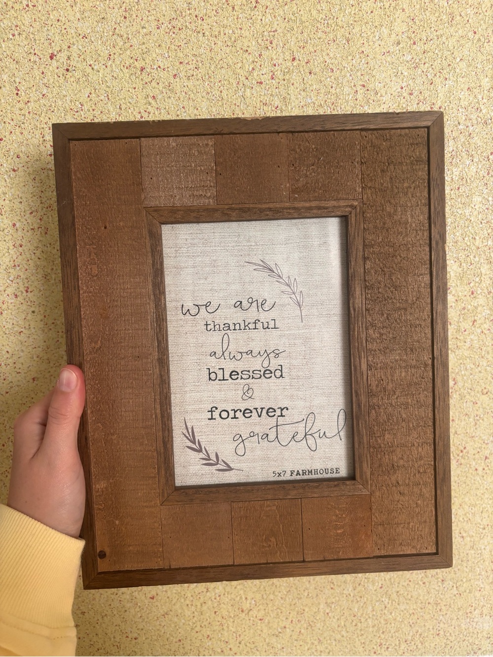 Rustic Brown Farmhouse Wood Picture Frame - Brown